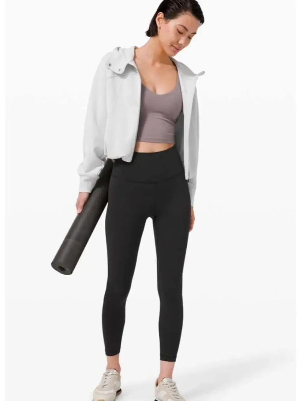 Lululemon Wunder Train High-Rise Tight 25in inseam Black size 4. Like new condit